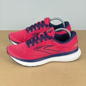 Brooks Glycerin 19 Athletic Running Shoes Womens 8.5 Raspberry Pink Purple